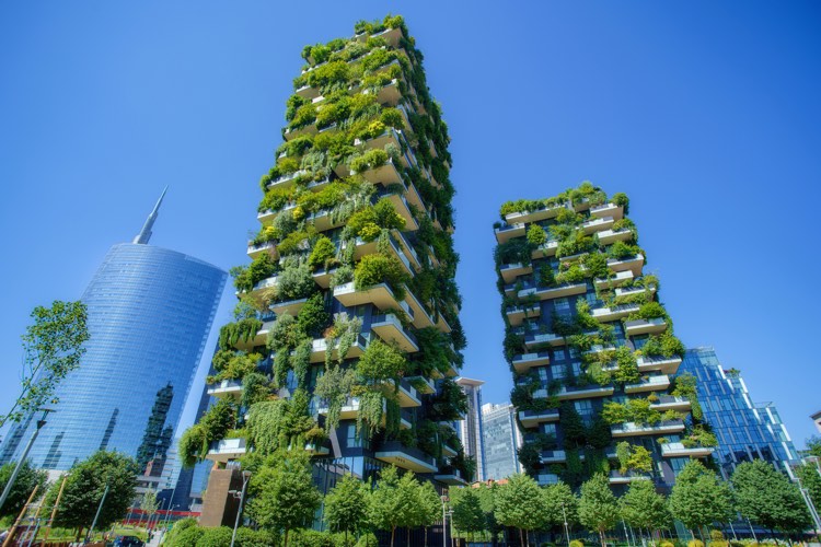 Bosco,Verticale,(vertical,Forest),In,Milan,City,,Italy